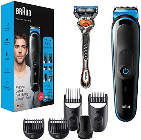 Braun Series X XT5100 Wet & Dry All-in-One Tool Electric Razor & Beard  Trimmer with 5 Attachments, black/silver